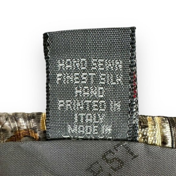 Robert Talbott BOC Men's Tie Size 4 x 58.5 Brown Gold Blue 100% Silk Jacobson's - Picture 9 of 11